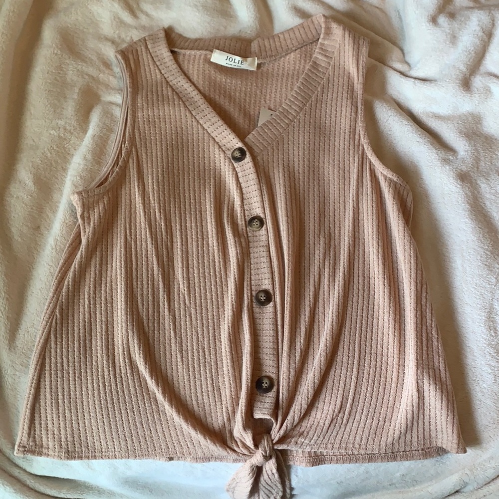Jolie button up tank from Francesca’s